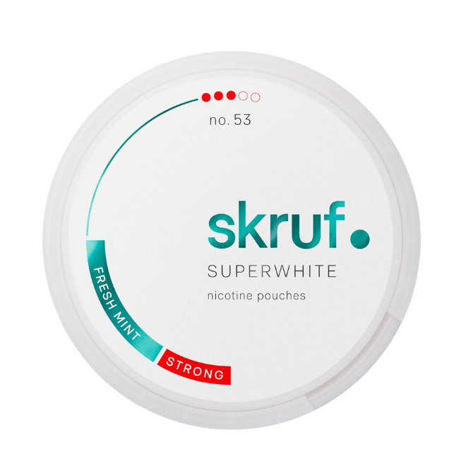 Skruf Superwhite No.53 Fresh Mint Strong